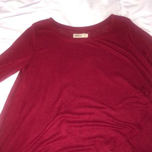 Hollister long sleeve tiered top.
